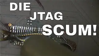 Мой любимый ремонт материнской платы: снятие разъема JTAG :)