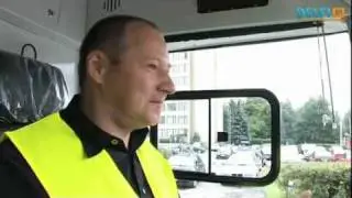 Vilnius Trolleybus Depot testing Belorusian toleybus 