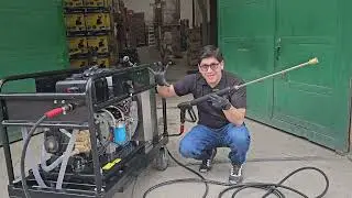Como poner en marcha la Hidrolavadora Blue Clean Diesel 5000 PSI | Maquitec