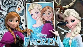 Dibuja a Elsa y Anna (Frozen) ❄️✨ Drawing Elsa & Anna 🎨💙