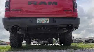 2021 RAM Rebel Flowmaster 40 series no resonators
