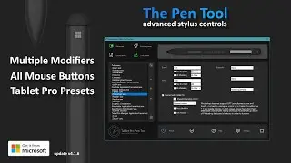 Pen Tool Update - multiple modifiers, mouse buttons with modifiers (v4.1.5) stylus software