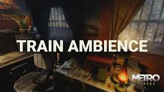 Relaxing Train Ride to Nowhere - Metro Exodus (Relax Study Sleep ASMR)