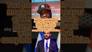 50 Cent threw the first shot.Zohran Mamdani answered and the internet noticed #50cent#rapper #zohran