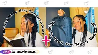 What To Pack For Navy Bootcamp + Reacting To My Bootcamp Diary |*swim tips*| |SandraZarina|