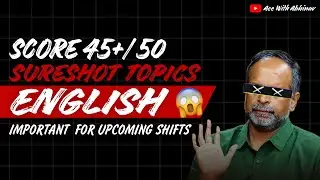 Extremly Important English Topics SSC CGL  | Ssc Cgl English Analysis | SSC cgl exam review today 