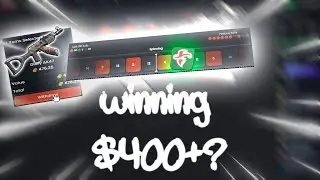 Winning the $400+ GLORY AK on RustySaloon!