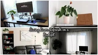 Living Room Refresh on a Budget | Goodwill, Wayfair & Walmart Finds