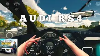 Pov drive Audi RS4 Avant in Car Parking Multiplayer (CPM1) Gameplay