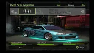 Need for Speed: Underground 2 (PS2) All Garage Cars + Career Cars | PART 2 | 1080p60 HD
