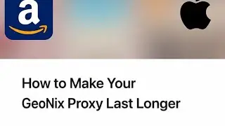 How to make your geonix proxy last longer #youtubeshorts #survey 