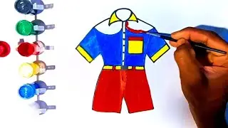 How to draw school uniforms | dress drawing