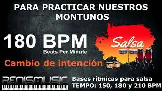 Bases rítmicas de salsa para practicar  montunos - piano