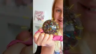 😍Lia macht glitzernde Quetschb&auml;lle selber!🤩 #kinder #lernen #basteln #diy #glitzer #glitter #kids