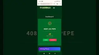 Best PEPE Coin FAUCETPAY MINING Site                 Site link =  