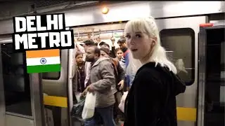 Foreigners REACT To Super Modern DELHI METRO! Incredible INDIA Train Service!