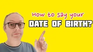DATE of BIRTH in British English #english #britishenglish #dateofbirth