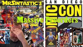 San Diego Comic Con 2022 Massive Amount of Toy Pre-Orders