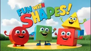 Fun with Shapes! | The Shapes Song | Nursery Rhymes #kids #poem #rhymes