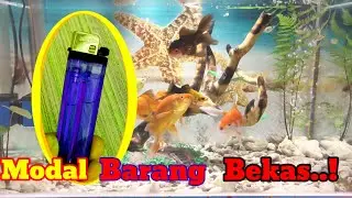 MODAL GRATIS UNTUK AIR AQUARIUM TETAP JERNIH || MEDIA FILTER BARANG BEKAS #Bioringbioballaquarium