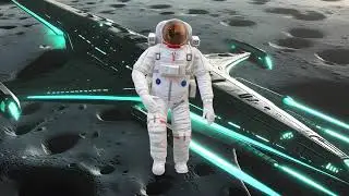 Astronaut Exploring the Edge of Space