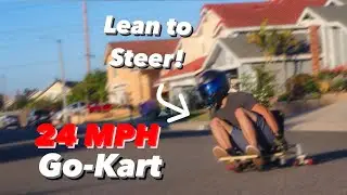 I Converted My Electric Longboard into a Go-Kart!