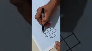 Easy 3D drawing for beginners | #art #3ddrawing #easydrawing  #drawing #howidraw #easydrawin