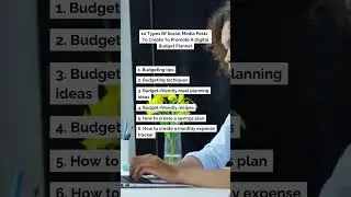 10 Types Of Social Media Posts To Create To Promote A Digital Budget Planner #digitalproducts