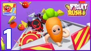 Fruit Rush (by Italic Games) - Gameplay Walkthrough Part 1 - Levels 1-10 (iOS, Android).