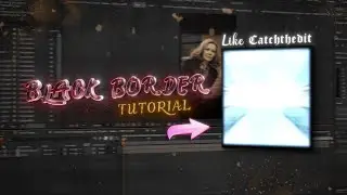 How to make Smooth Black Border like @catchthedit  | Black Frames in After Effects | Omgthedit