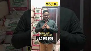 KTC Bharat Tea Bag 5 kg Bag only 999/- Rs Order Now Call ☎️ 9799997553 #mychai