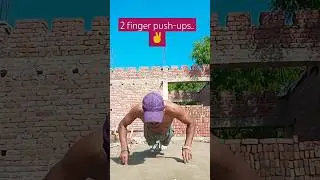 2 finger push-ups✌#pushups #pushup #fitness #motivation #army #armylover #motivation #viral #shorts