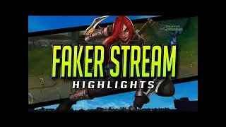 Twitch Welcomes Faker! - Faker's Stream Highlights (Translated)