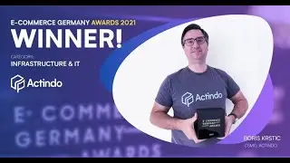 Actindo gewinnt 1. Platz bei den E-Commerce Germany Awards 2021 | Actindo
