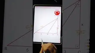 a&ccedil;ı ortay ve dik &uuml;&ccedil;gen | kısa &ouml;rnek ayt matematik #mathematics #ayt #dgs #ales