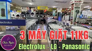 Top 3 Máy giặt 11Kg cửa ngang cao cấp của Electrolux LG và Panasonic đáng mua 2025 | Chân Ngắn RV