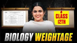 Weightage of Biology in Boards Exam 2025. #hscboard #class12th #weightage By :- Tapi Miss  ASC