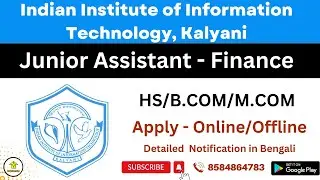 Junior Assistant (Finance) Recruitment | Minimum Qualification Class 12 | By E2L