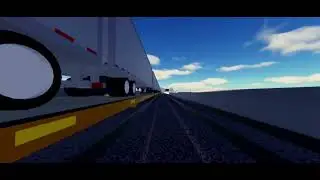 CPKC 9375 Leader! New CPKC Paint Scheme Leads A Union Pacific TOFC Flatcar Train!