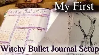 Witch on the go!!! My First Witchy Bullet journal Grimoire Setup 2020