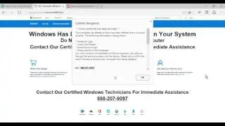 Fake CRITICAL ALERT from scammer claiming to be from Microsoft