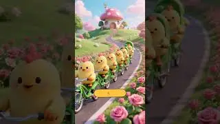 Duck Cycling 🐥🚲 #comedyeffects #shortsfeed_