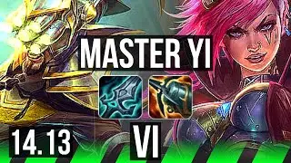 MASTER YI vs VI (JGL) | 13/0/3, Legendary, 65% winrate | TR Master | 14.13