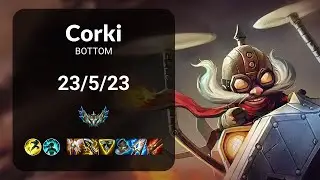 Corki vs Ezreal BOTTOM - KR CHALLENGER Patch 14.23
