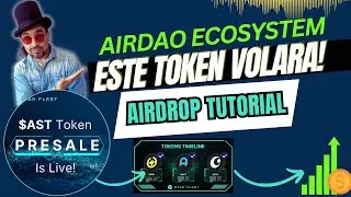 ✈️&iexcl;Este token volara por esta raz&oacute;n! $AST preventa imperdible, AIRDAO🌐💥