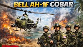 🔥 AH-1F COBRA อสูรเฮลิคอปเตอร์รบ! ล่าเป้าศัตรูในพริบตา กระสุนถล่มฟ้าสะเทือนโลก! 🚁💥