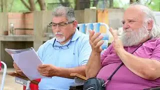Dardo Cuellar en Pe&ntilde;a de Patio Un barco llamado Haroldo  compartancia Winifreda Parque Evita