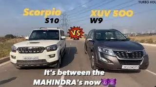 DRAG RACE: XUV 500🔥vs Scorpio🥵| RWD vs FWD | दो भाईयों के बीच का मुकाबला😈😈 | TURBO HOUSE❤️