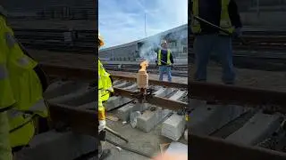 Thermite Welding Process.