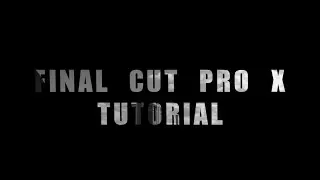 Final Cut Pro X - Hollow text / Stencil luma tutorial